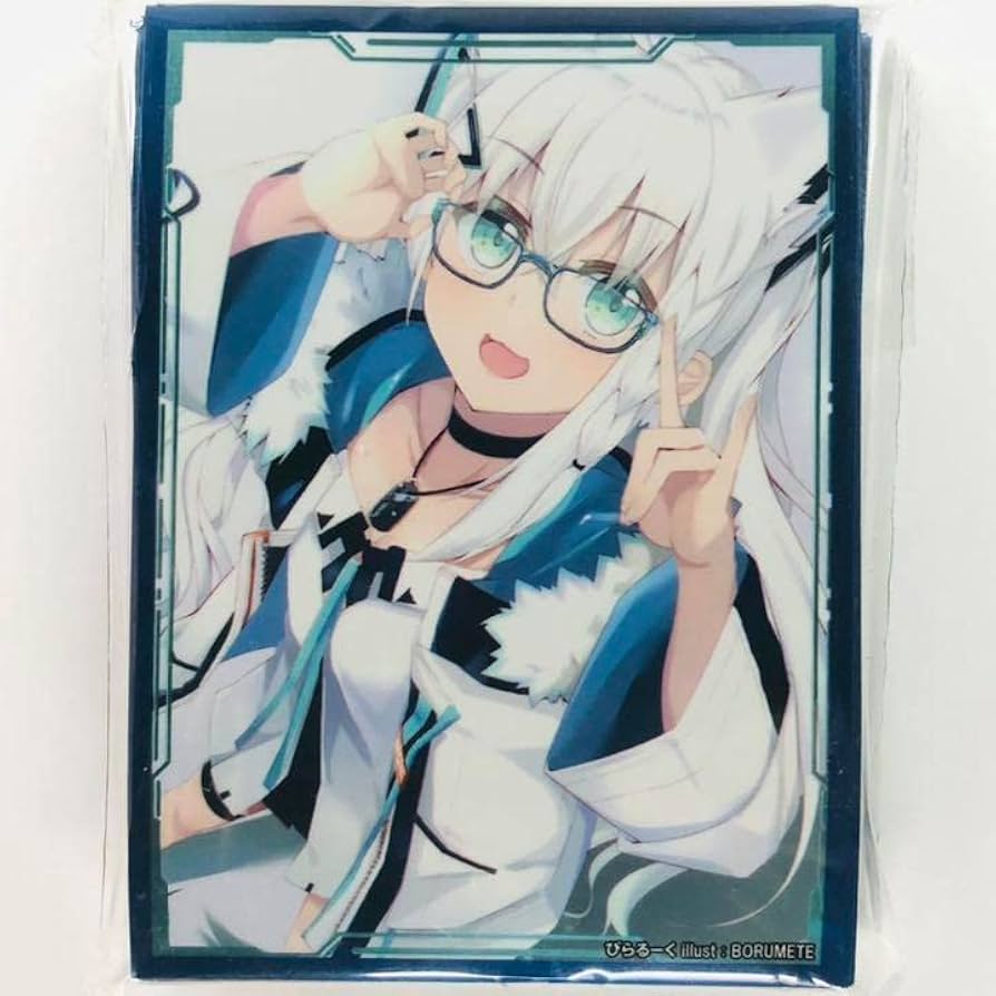 Amazon.co.jp: ホロライブ 白上フブキ メガネ 1期生 スリーブ